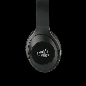 Hush Active Noise Cancelling Headphones With Good Vibes Print On Both Sides x2